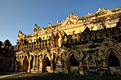 Mahar Aung Mye Bon San Monastery built in 1822, Inwa, near Mandalay, Myanmar (Burma), Asia 